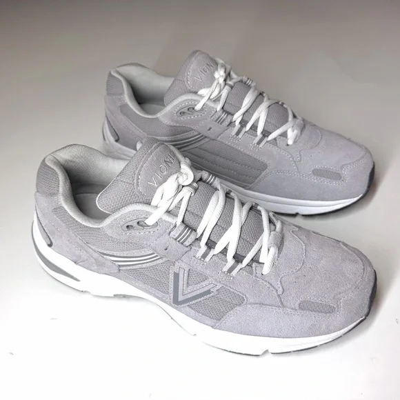 Vionic Men's 23Walk 2.0 Casual Sneaker Gray / White Size- 10.5 Wide - Picture 5 of 9